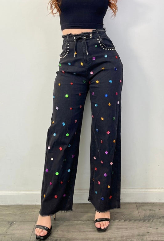Bedazzled jeans