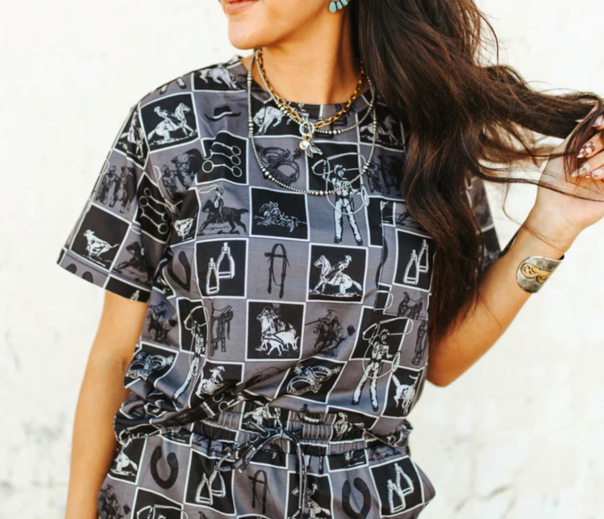 2fly check it cowpoke tee
