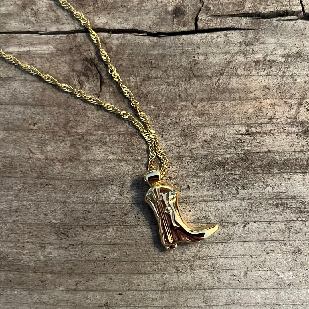 Jenny be free boot necklace