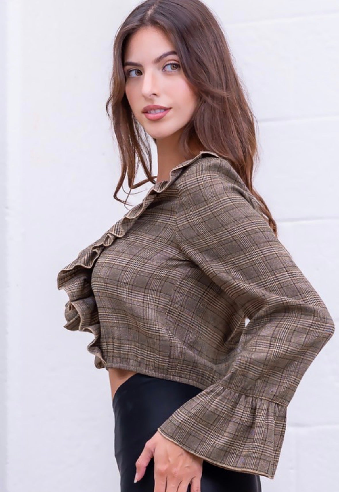 Plaid top