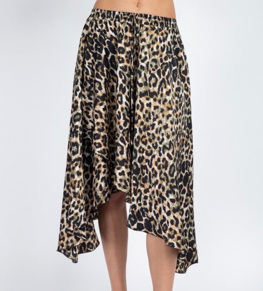 Leopard skirt
