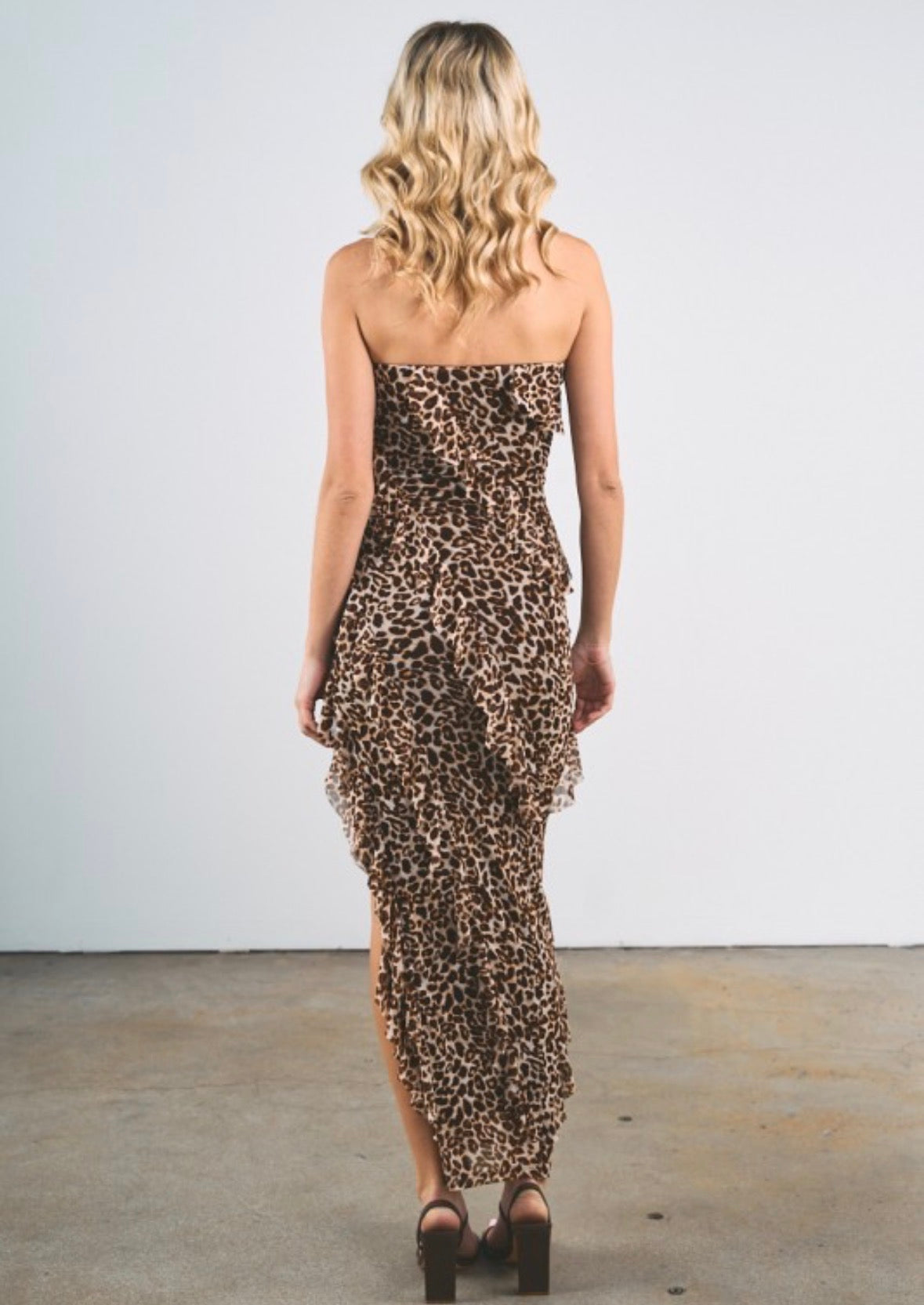 Wild Heart Ruffle Maxi Dress