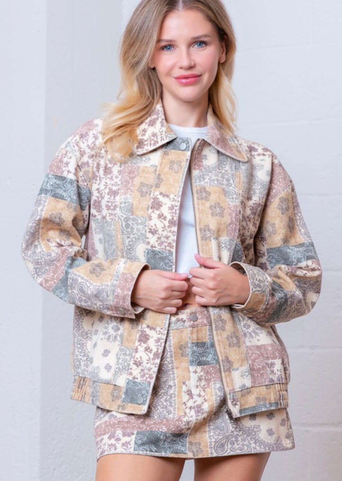 Boho patchwork jacket