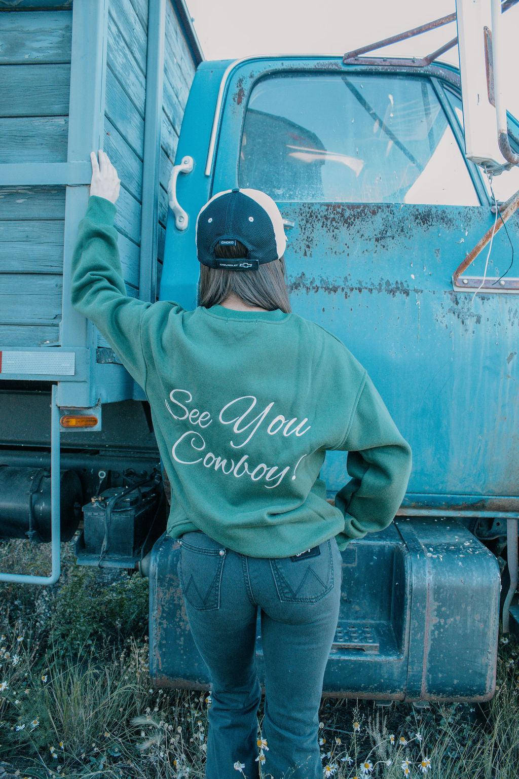 Bailey Rose see you cowboy sweatshirt