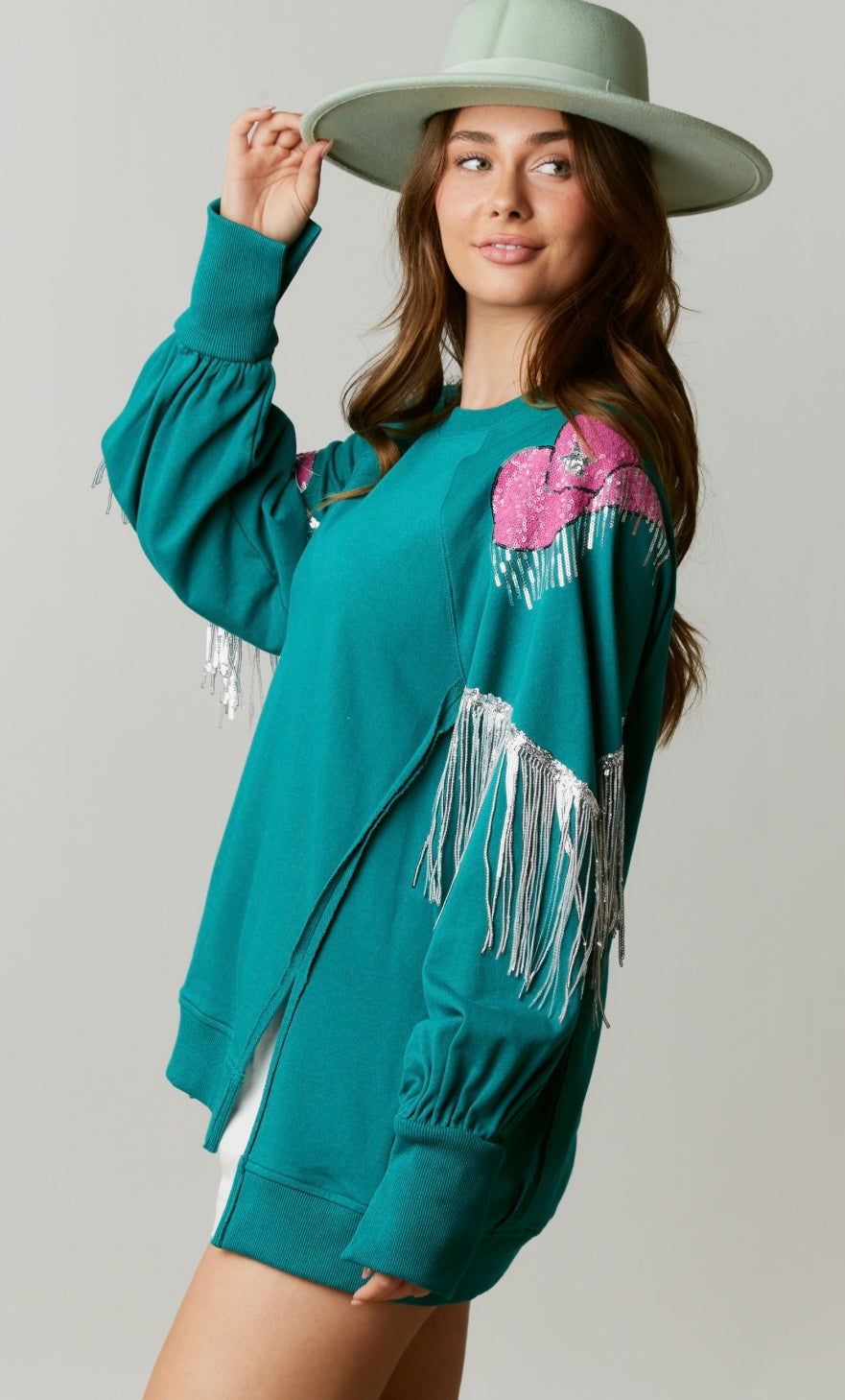 Stompin Turquoise sweater