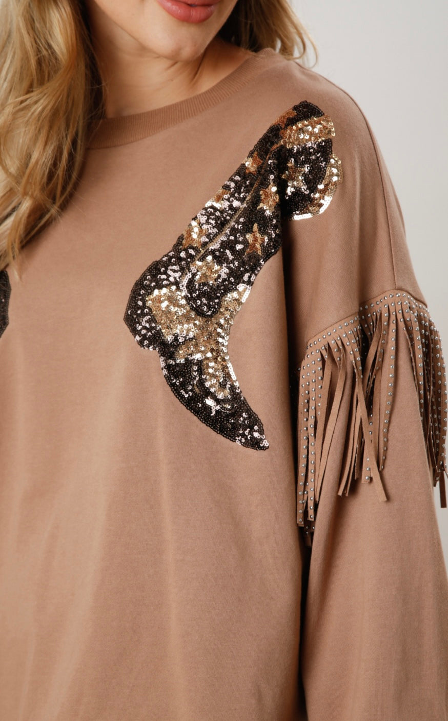 Sequin sweater