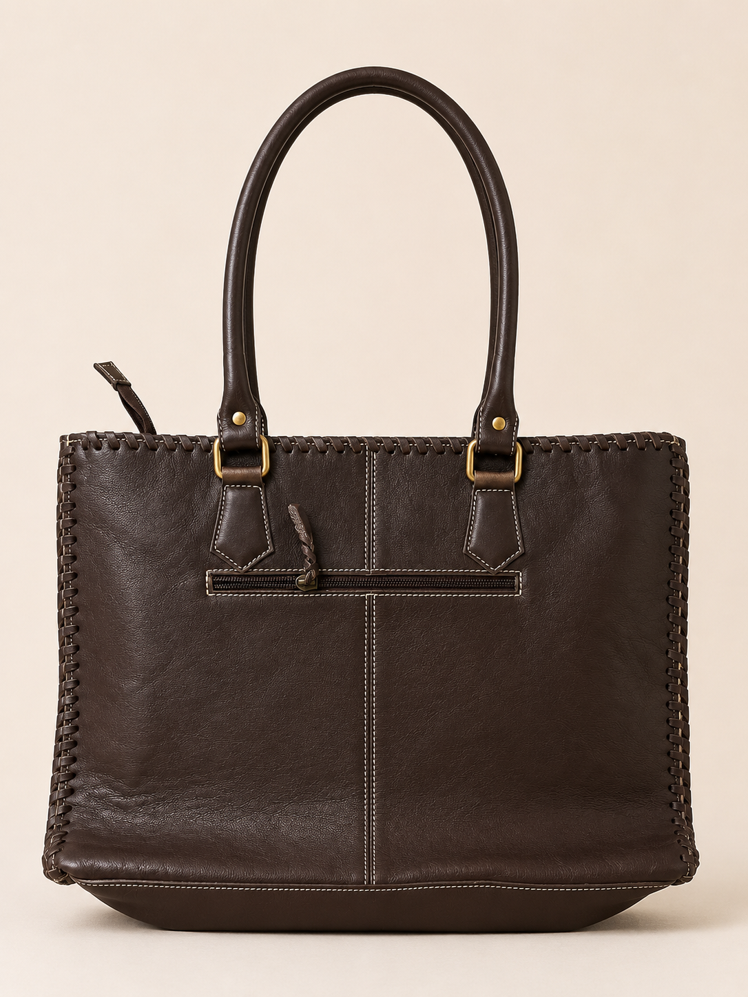 Rodeo Spirit Cowhide Tote in brown