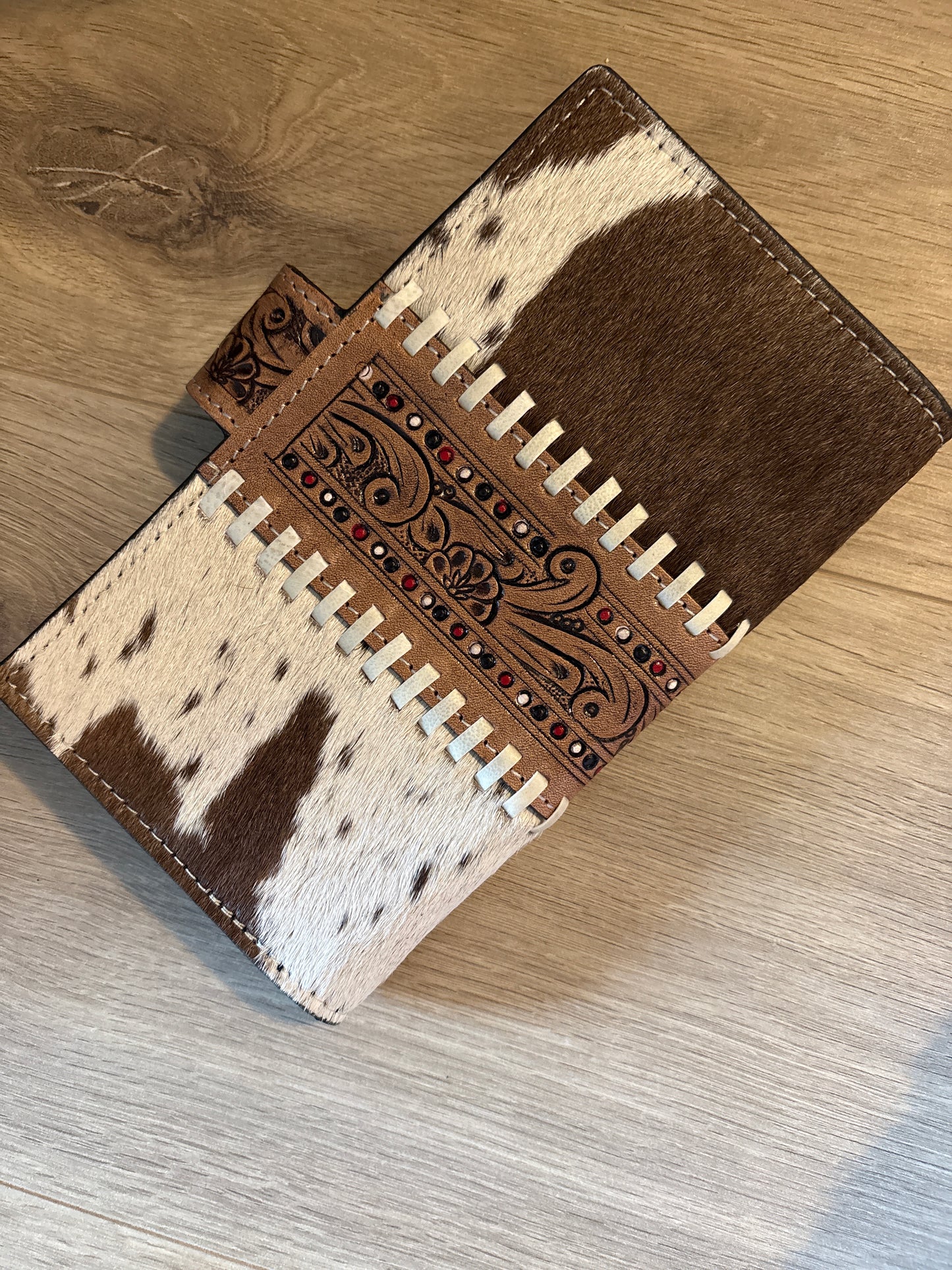 Don’t Chase Cowboys Wallet a Haute Southern Hyde by Beth Marie Exclusive Cowhide Wallet