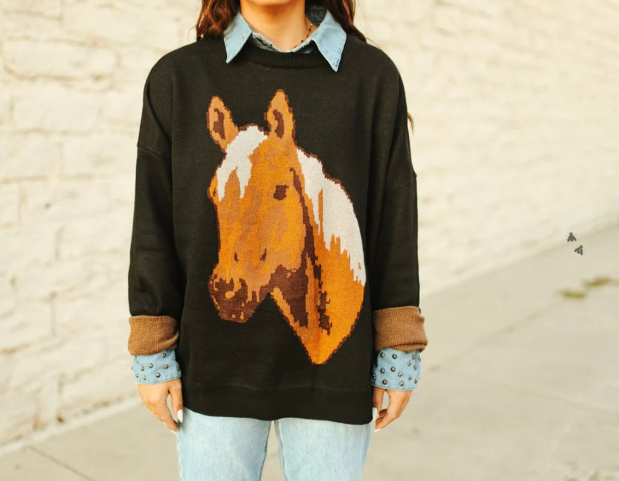 2fly horse knit sweater