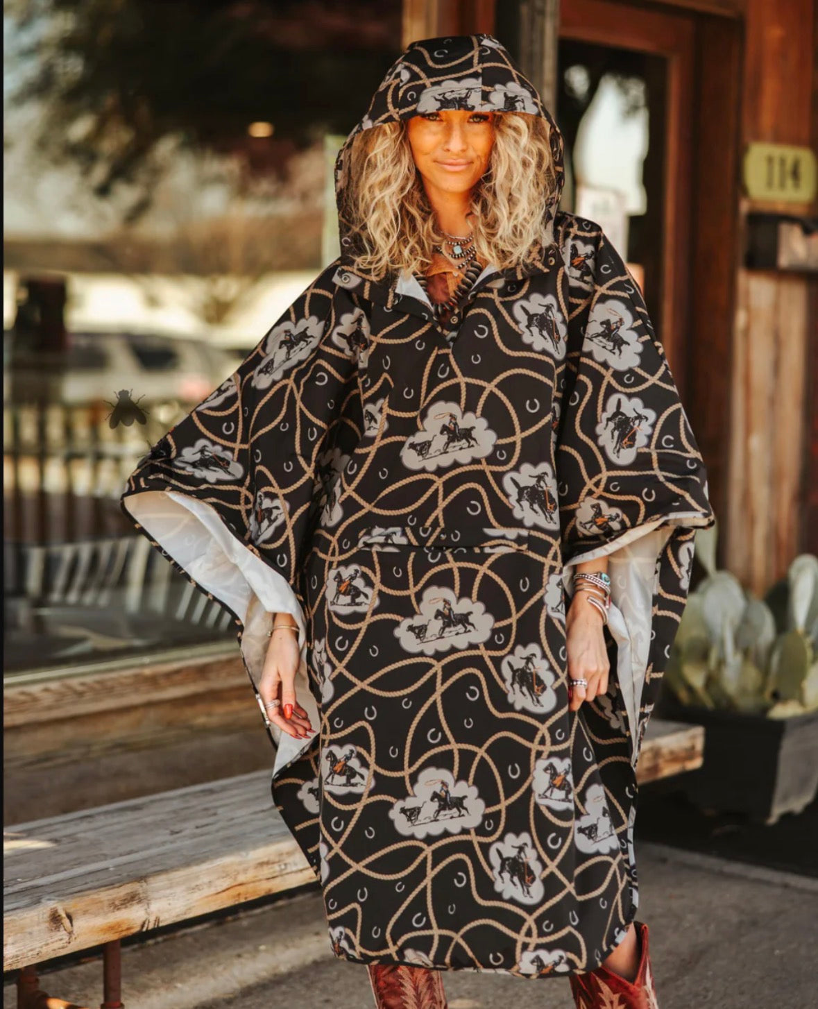 2fly PALUXY PONCHO *BUCK OFF Regular