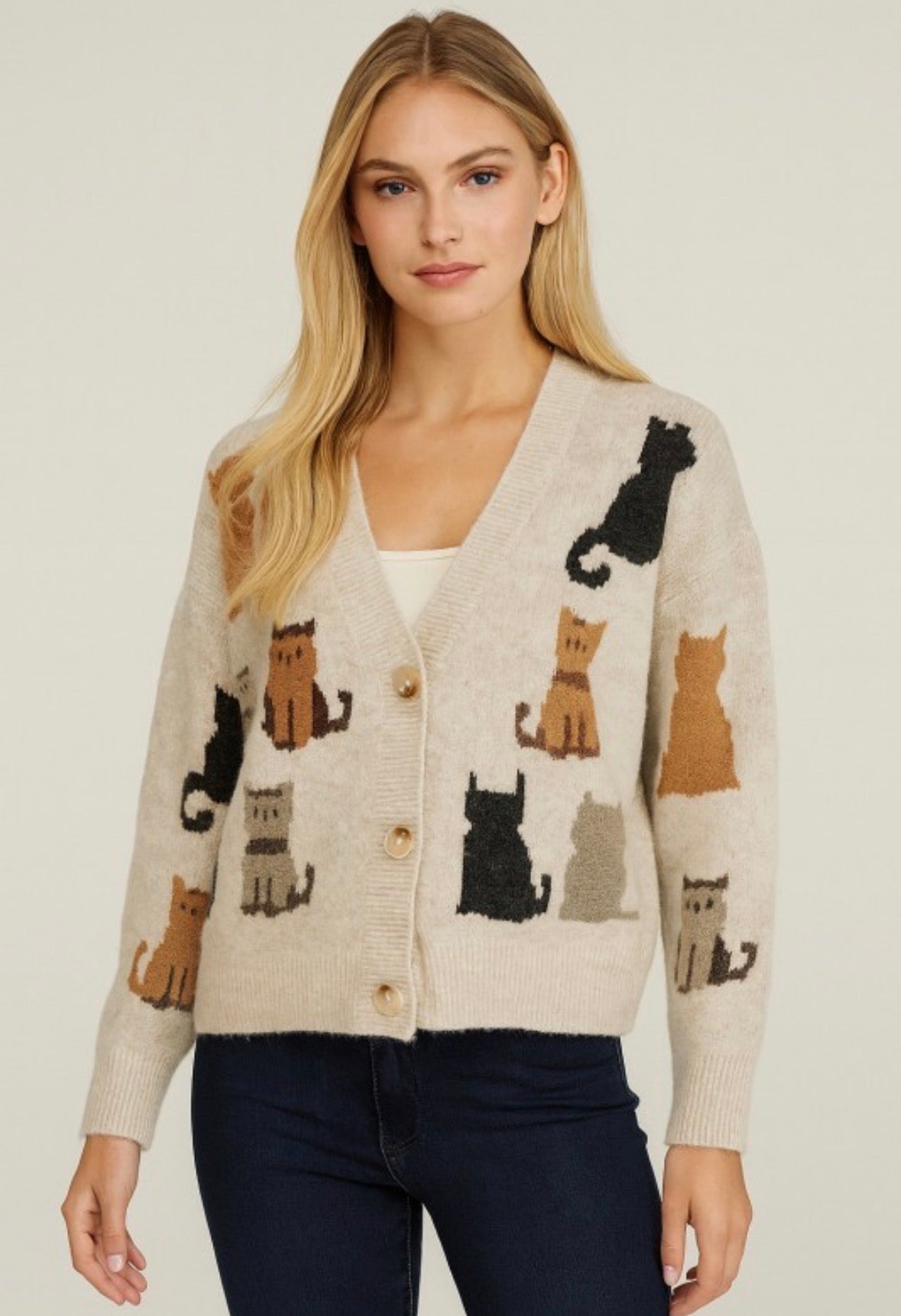 Cat cardigan