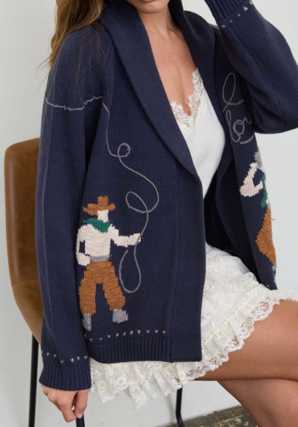 Howdy Cowboy Cardigan