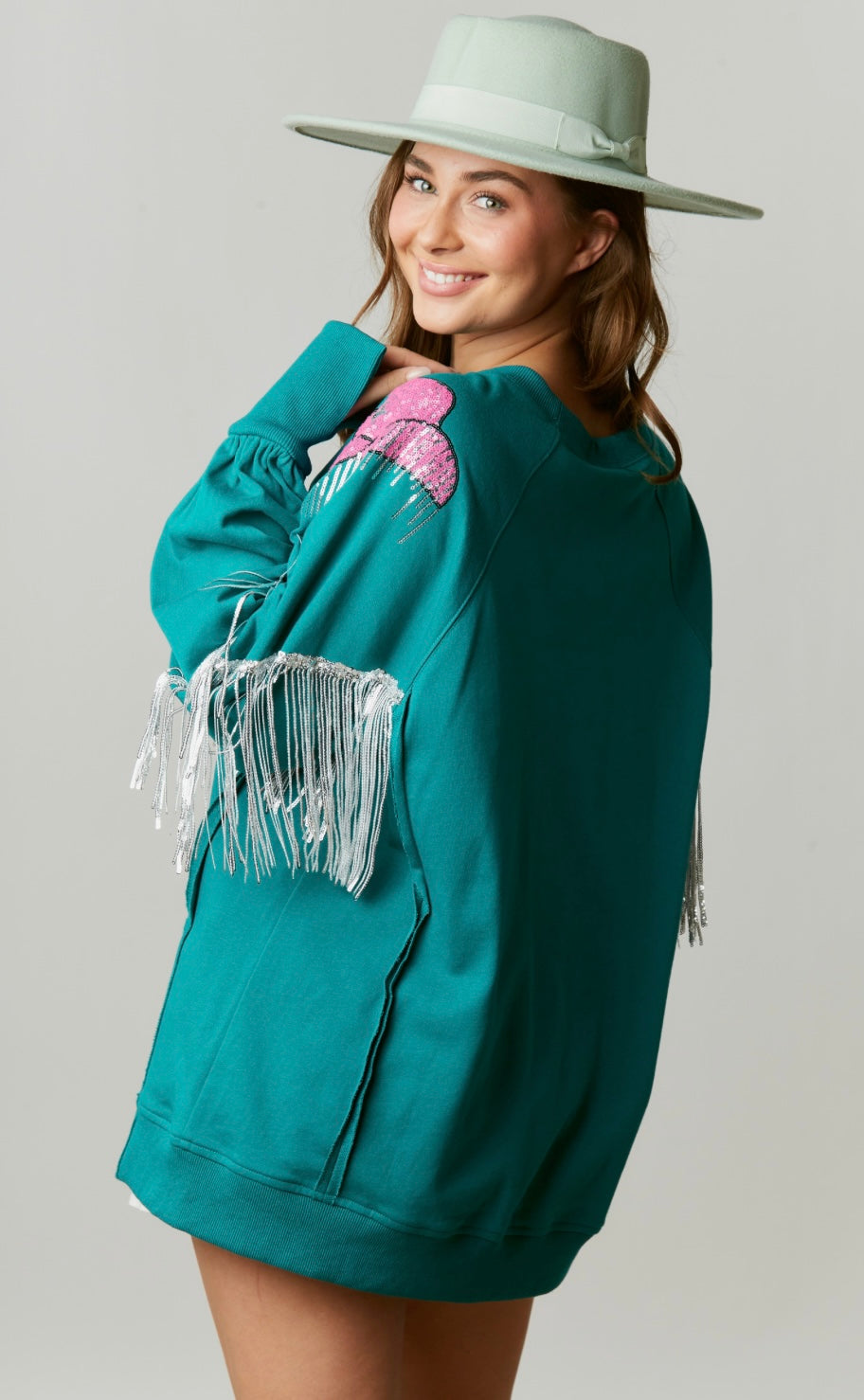 Stompin Turquoise sweater