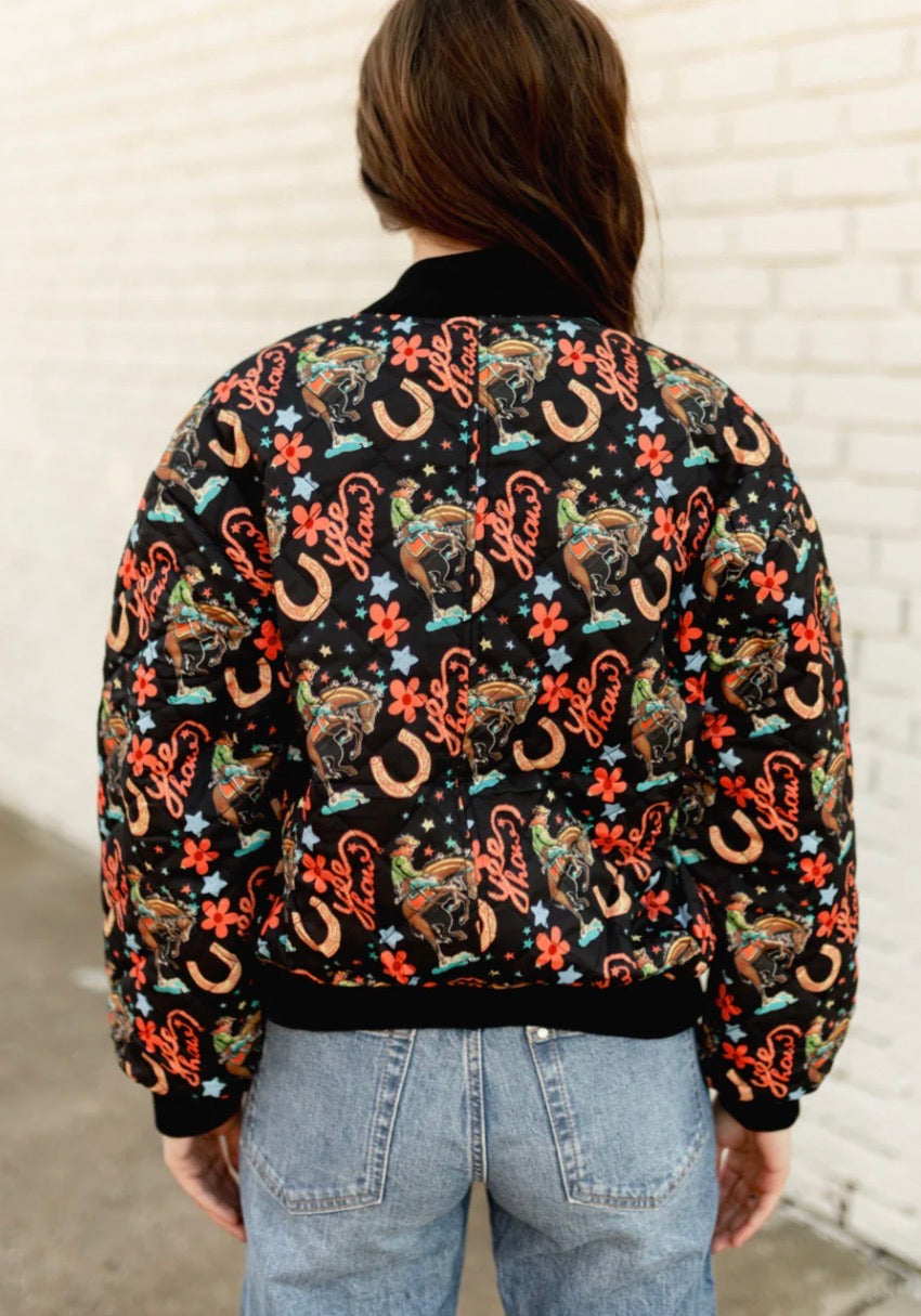 Turquoise Haven Rodeo Howdy Bomber