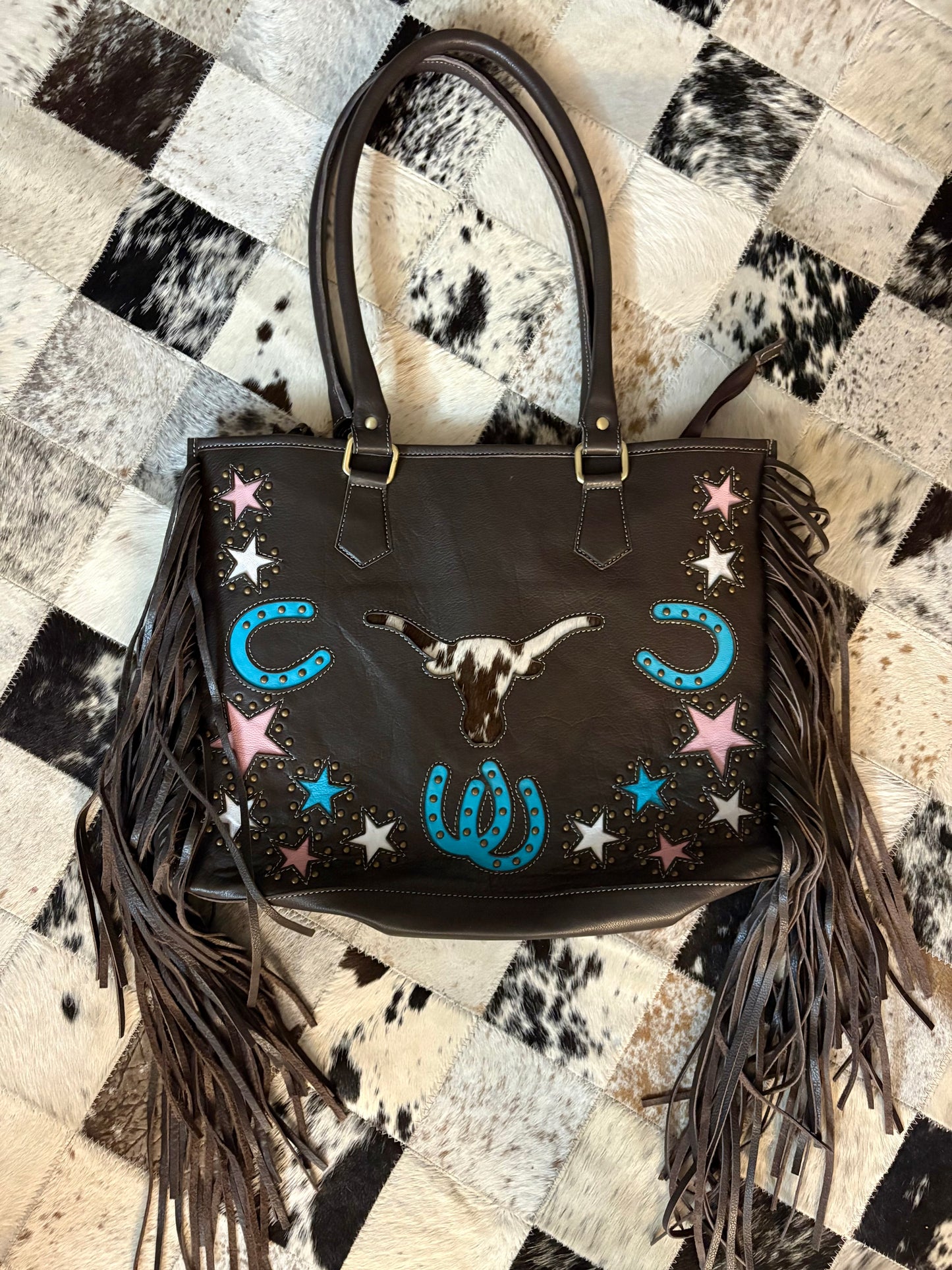 Western Spirit Fringe Tote