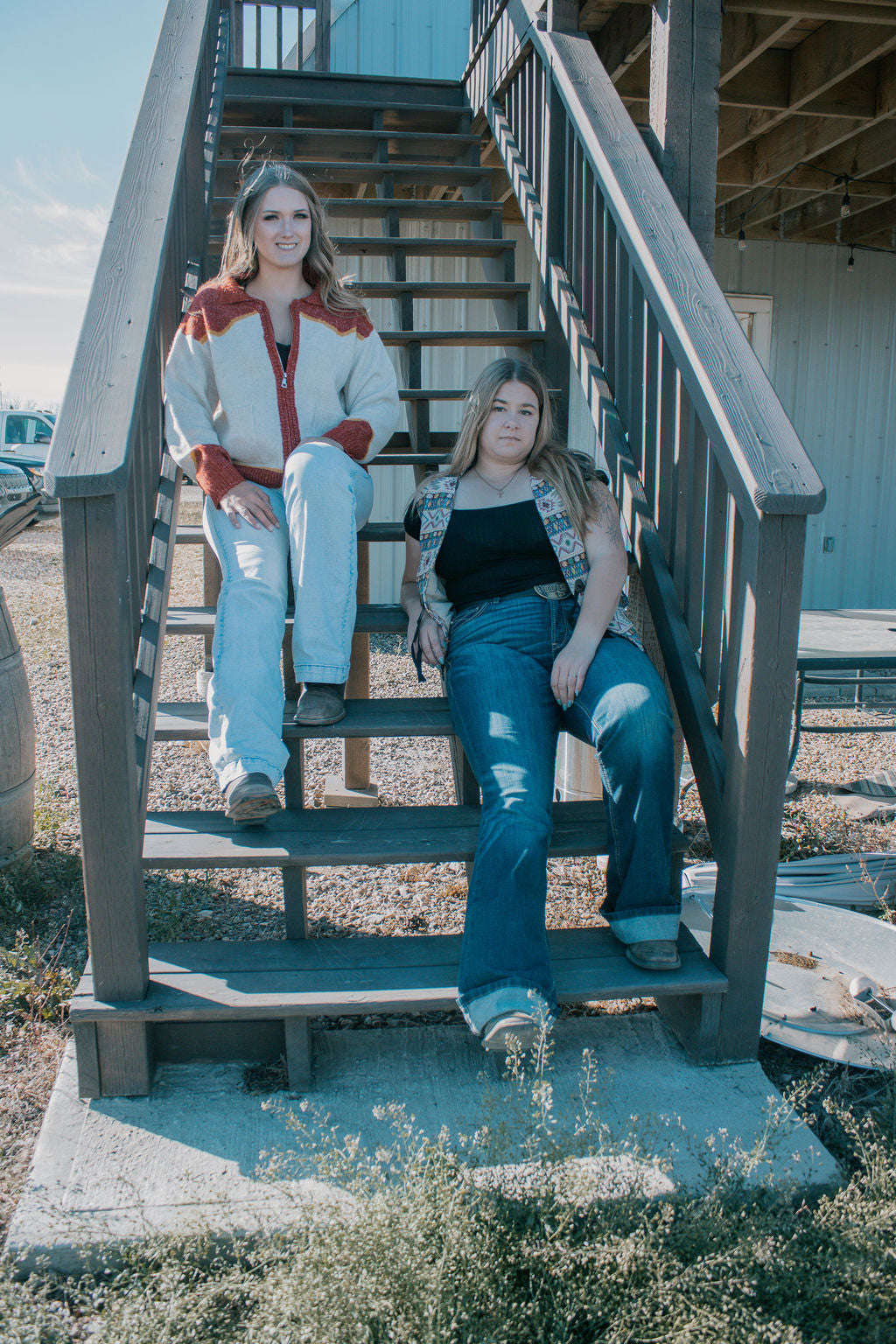 Bailey Rose cowboy knit sweater