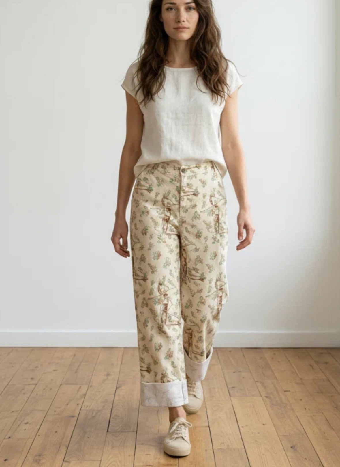 Turquoise Haven Prairie Roper Wide-Leg Pants