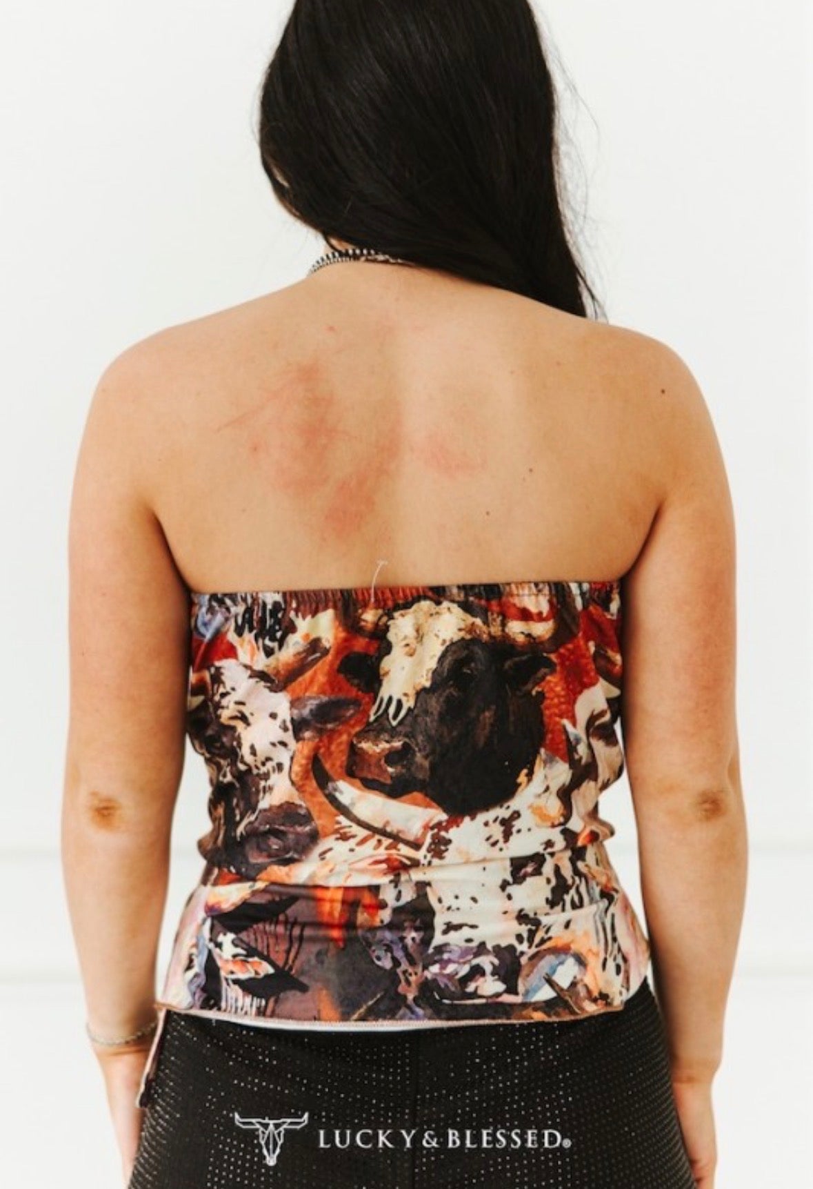Lucky & Blessed Rustler’s Wild Spirit Bandeau Top