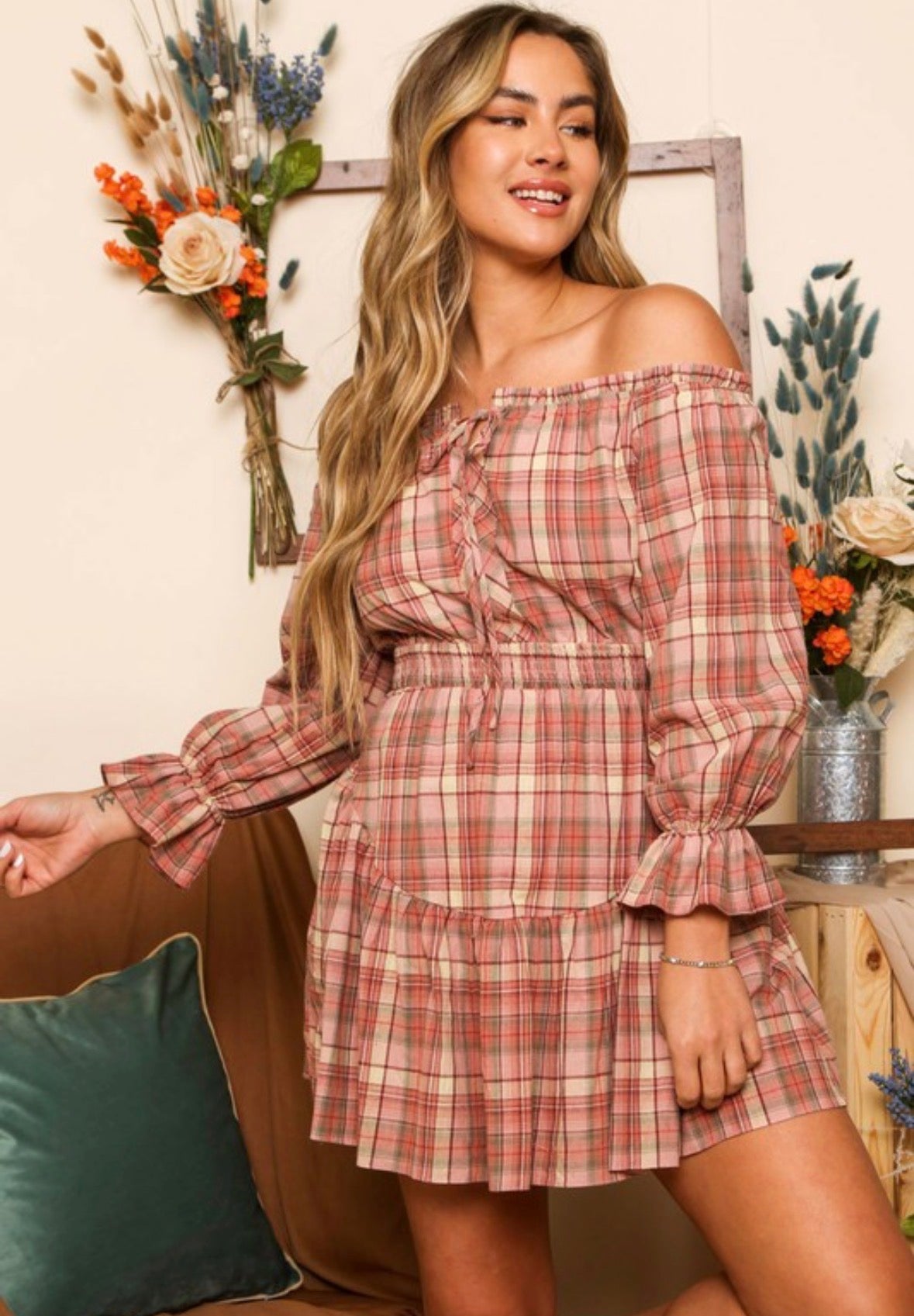 Prairie Plaid Dress