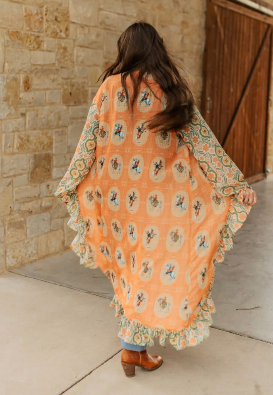 Turquoise Haven kimono