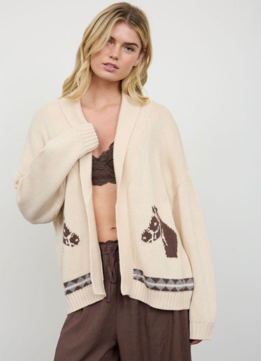 Wild Mustang Knit Cardigan