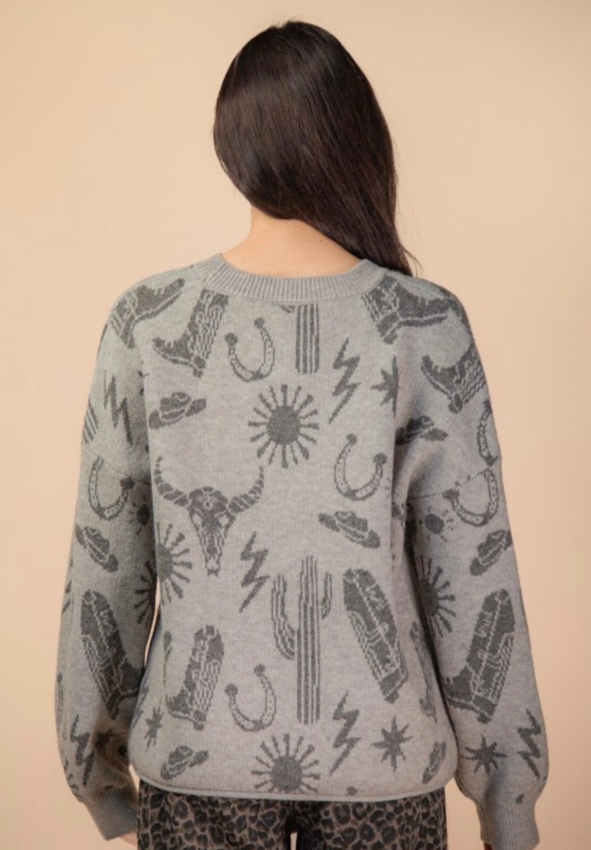 Western ways Sweater