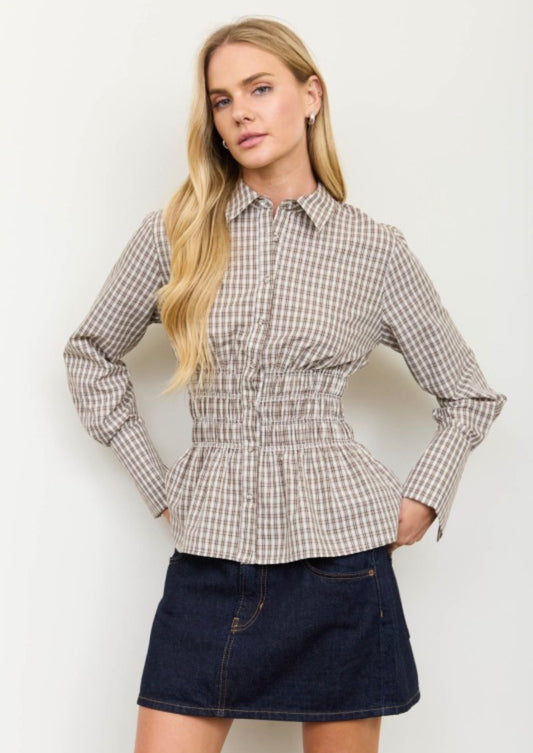 Grace Peplum Top
