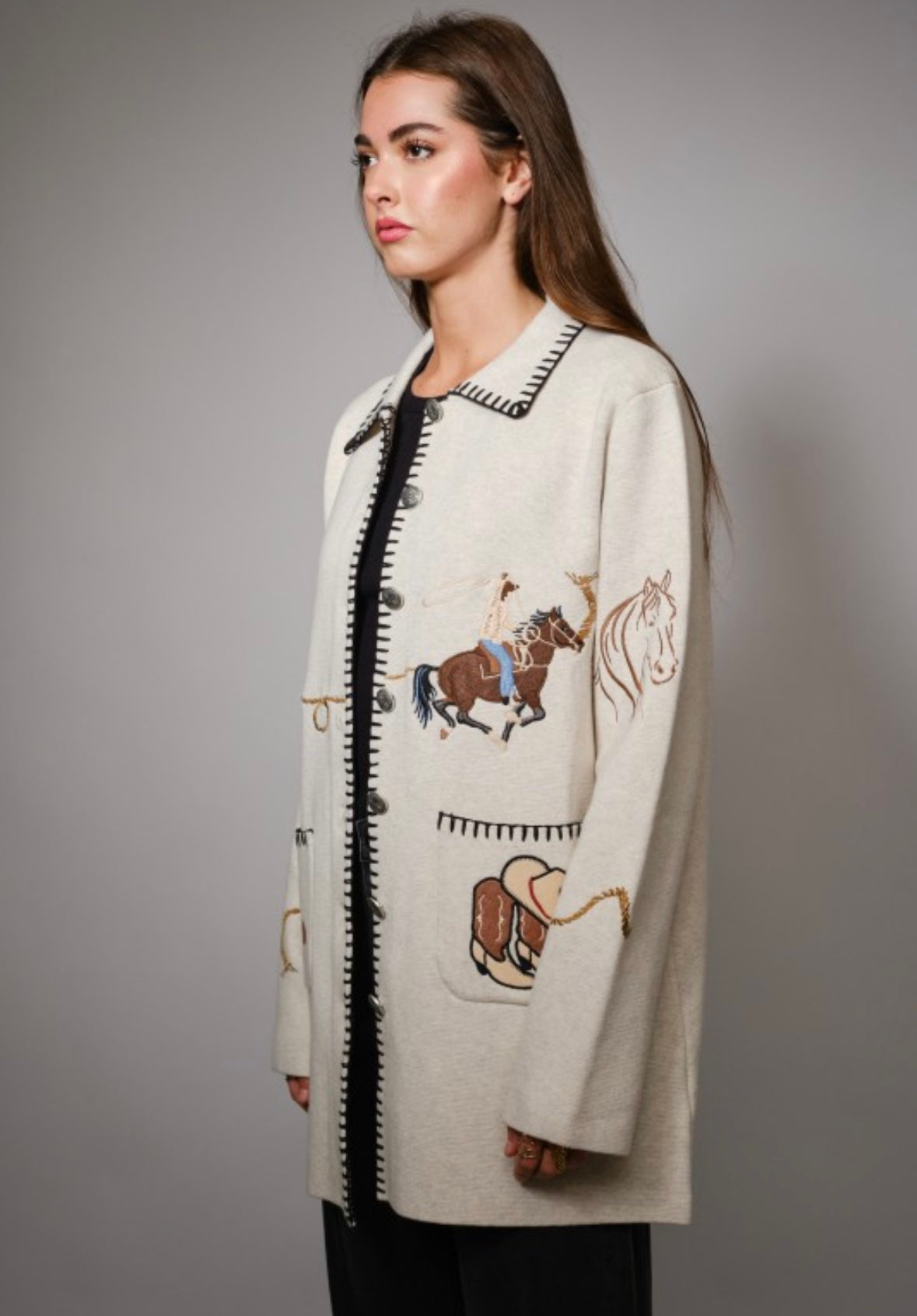 Blue B western jacket