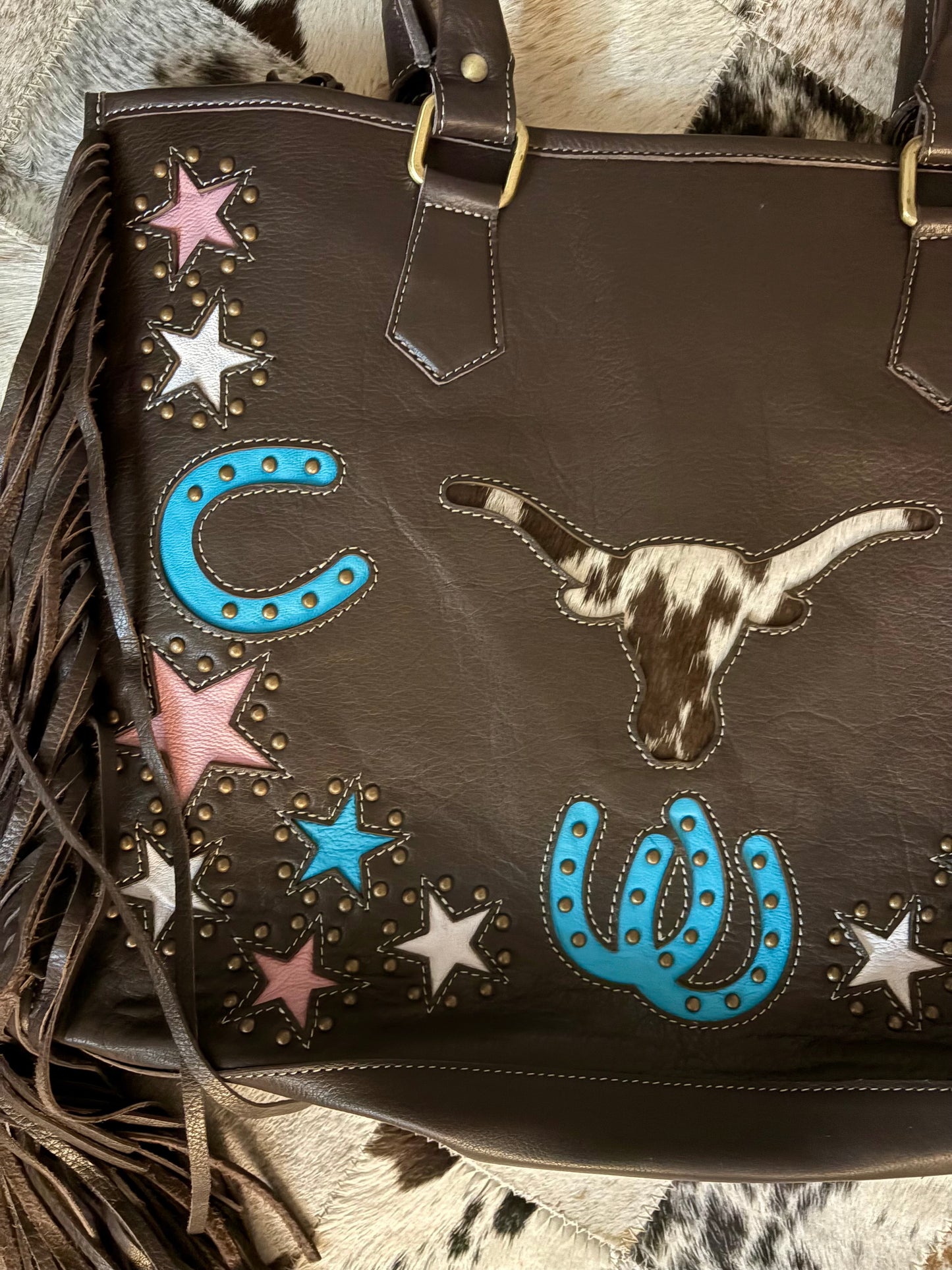 Western Spirit Fringe Tote