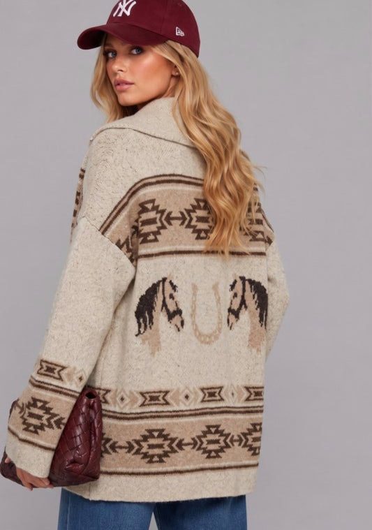 Very J Horse Ranch Cardigan