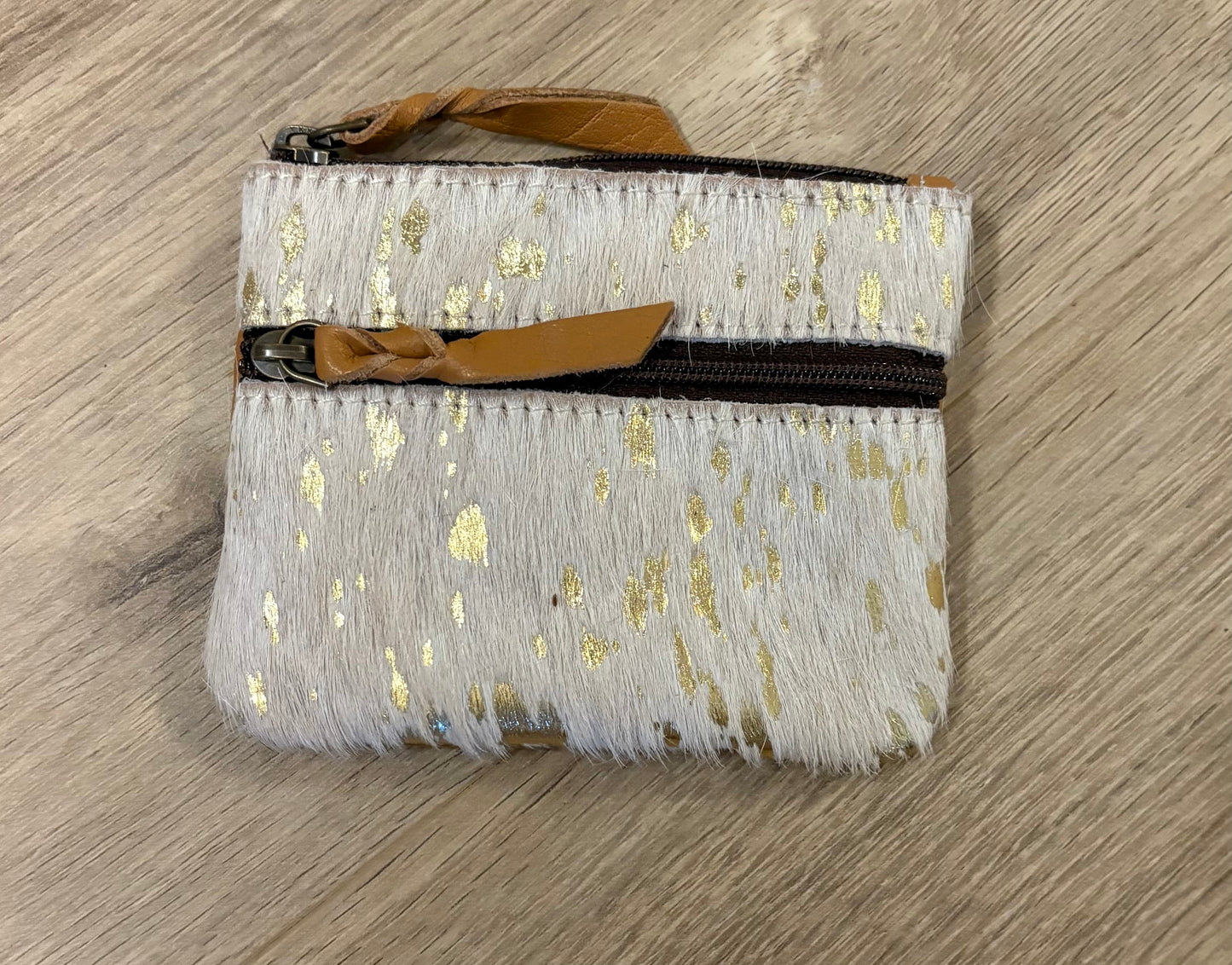 Coin zipper pouch