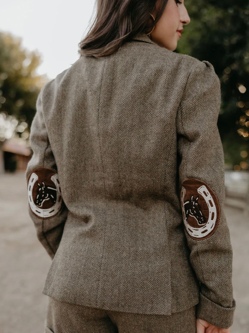 Last one medium Rodeo Quincy HOLMAN HERRINGBONE JACKET