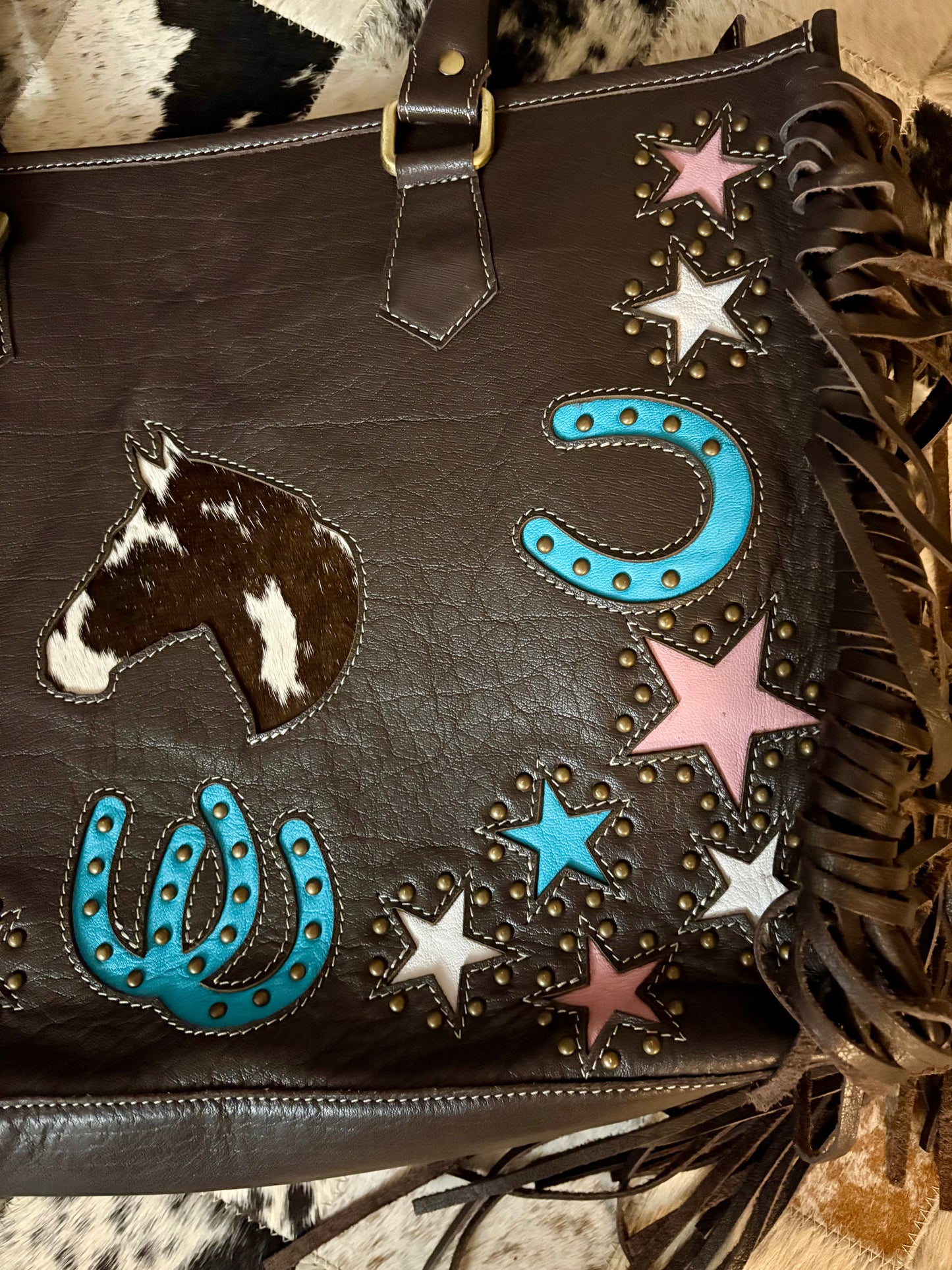 Western Spirit Fringe Tote