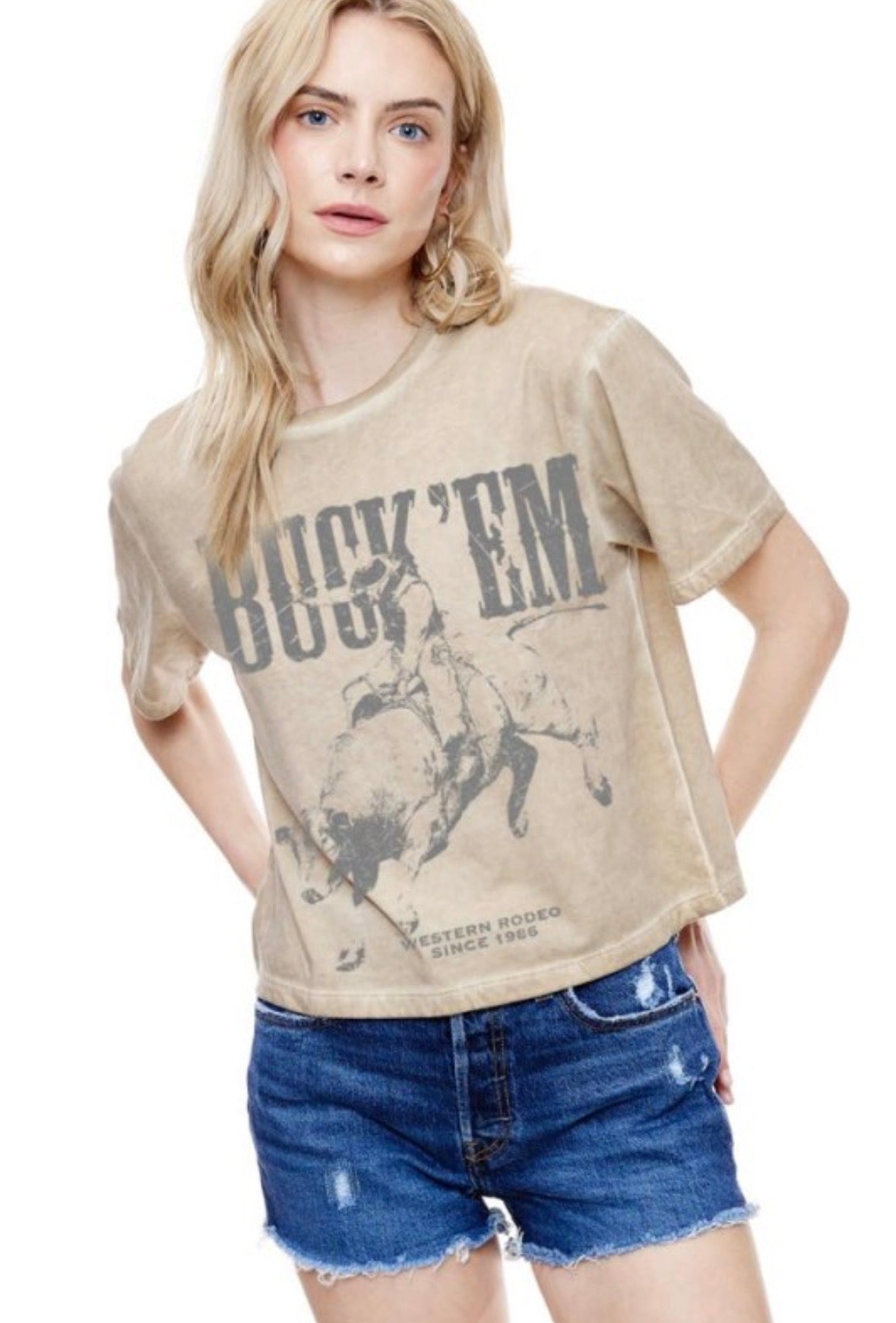 Buck ’Em Rodeo Graphic Tee