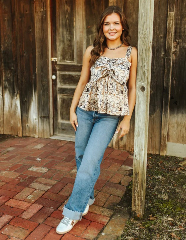 2fly Rodeo ribbon top