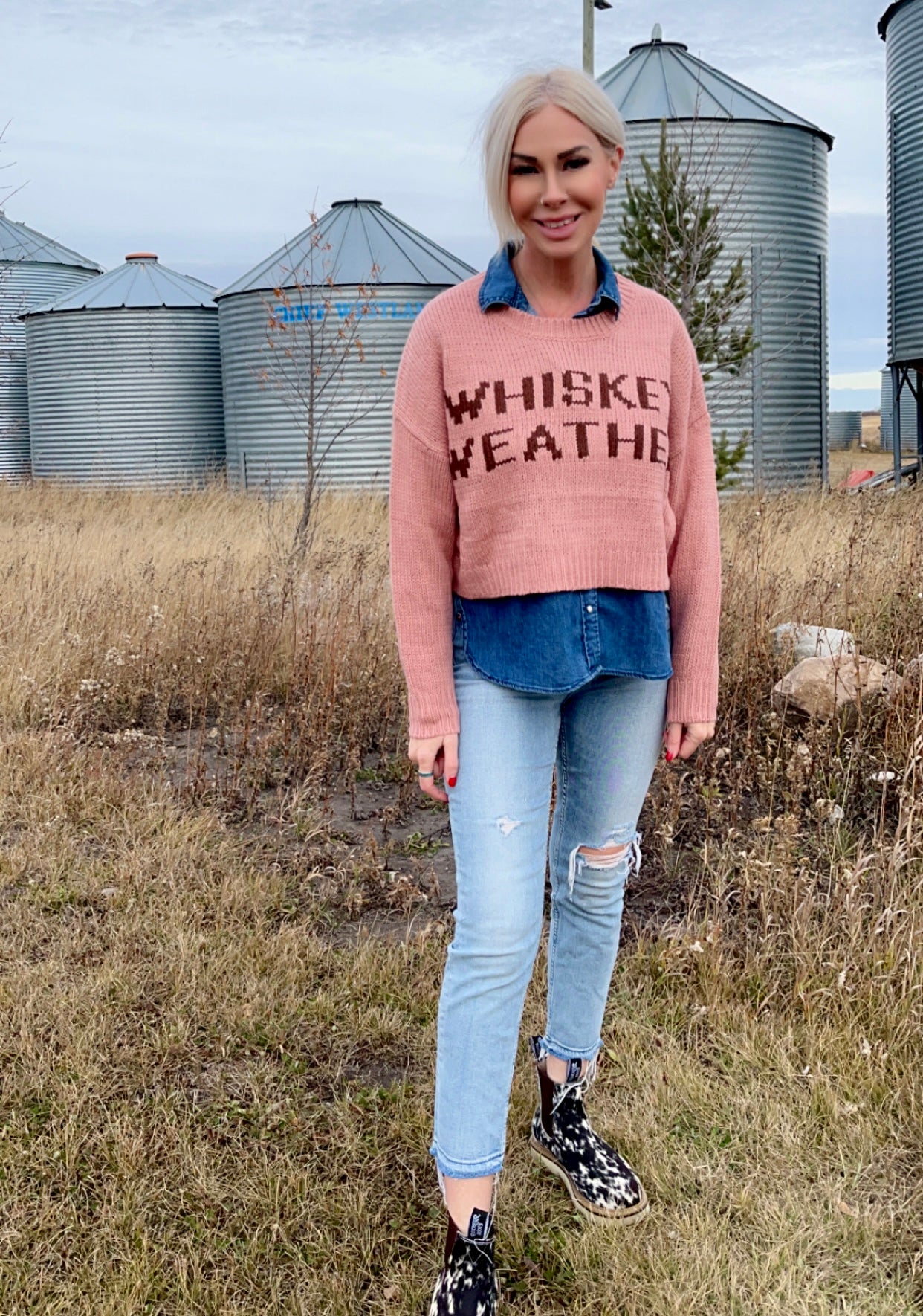 Whiskey weather sweater