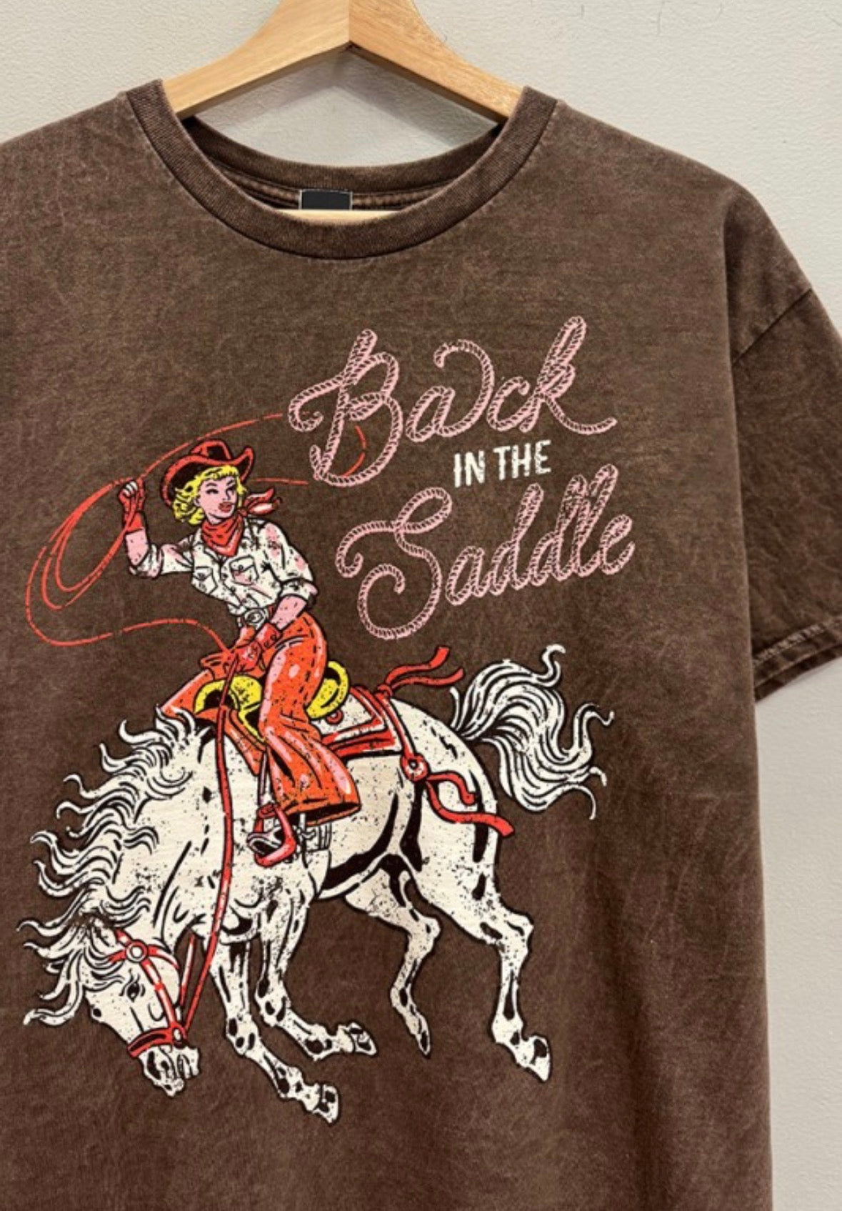 Sweet Claire Back in the Saddle Vintage Tee