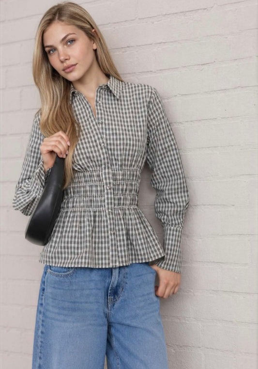 Grace Peplum Top