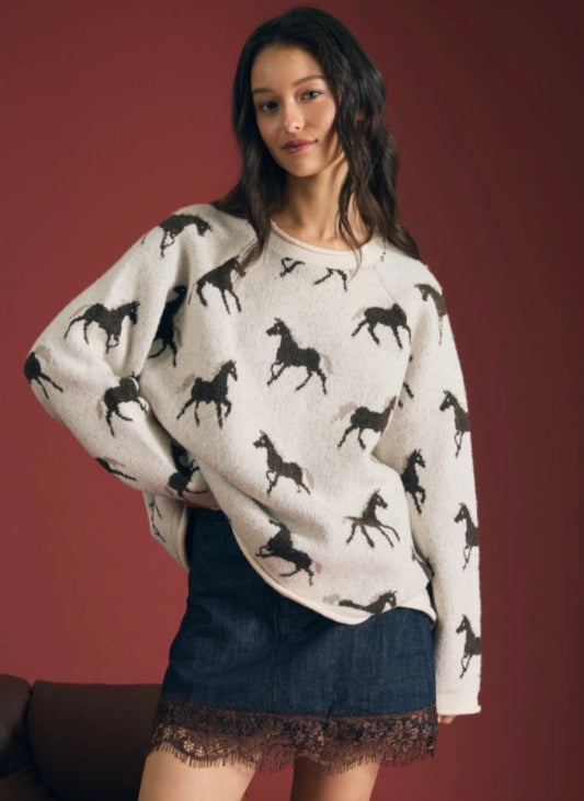 Wild Horse Wanderer Sweater