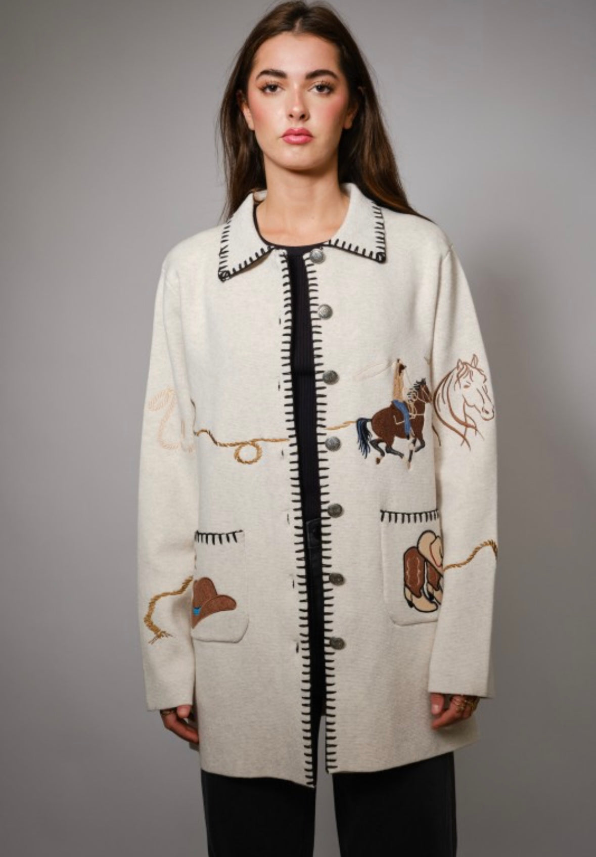 Blue B western jacket