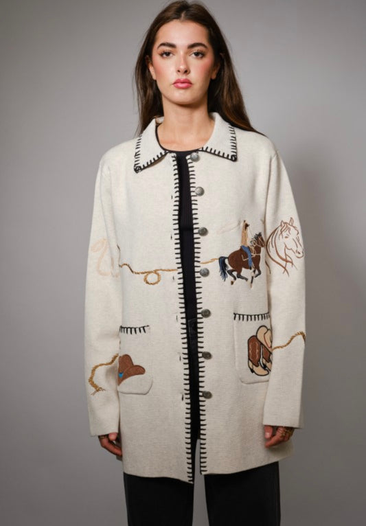 Blue B western jacket