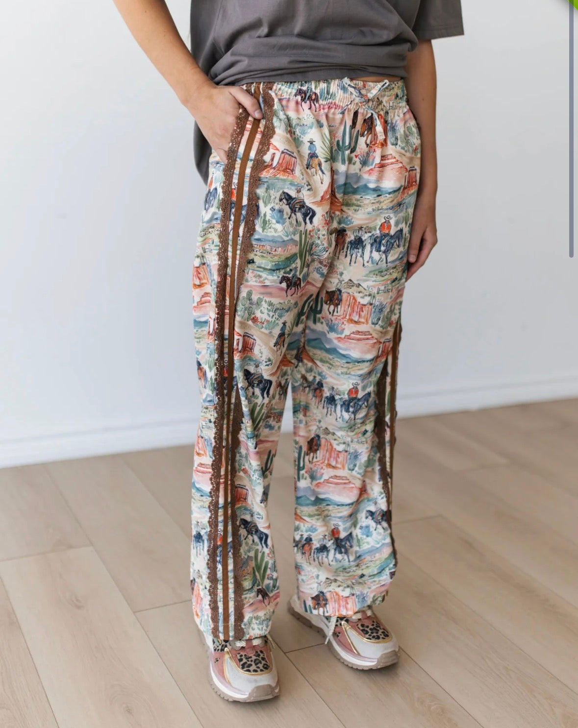 Varsity Rodeo watercolor pant