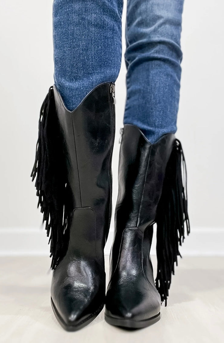 Last pair 8.5 McKenna Fringe Western Boot