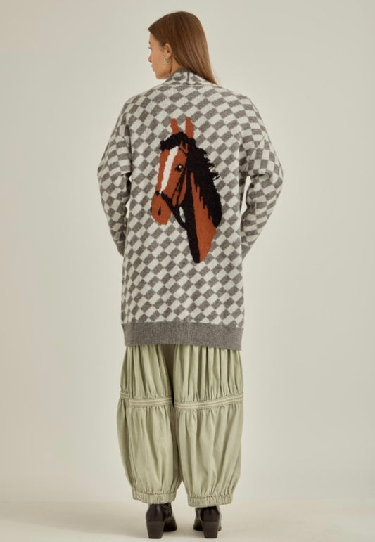 Last one medium Checkered Sweater