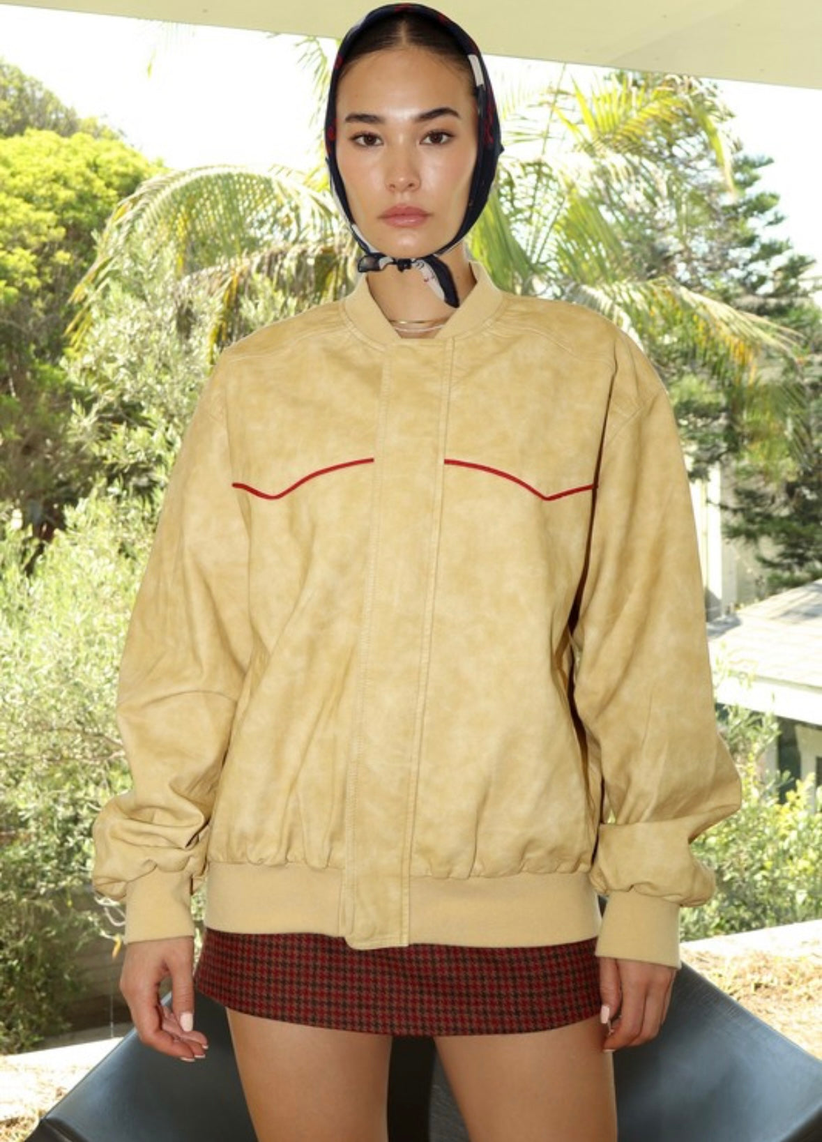 Bailey Rose rodeo bomber jacket
