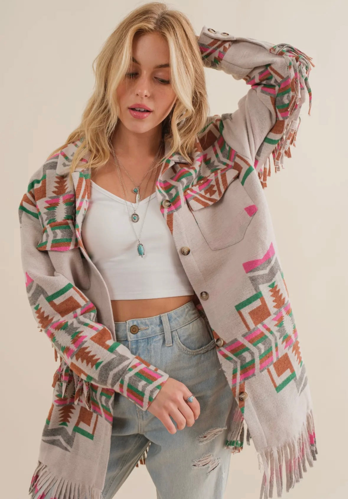 Blue B Aztec Jacket
