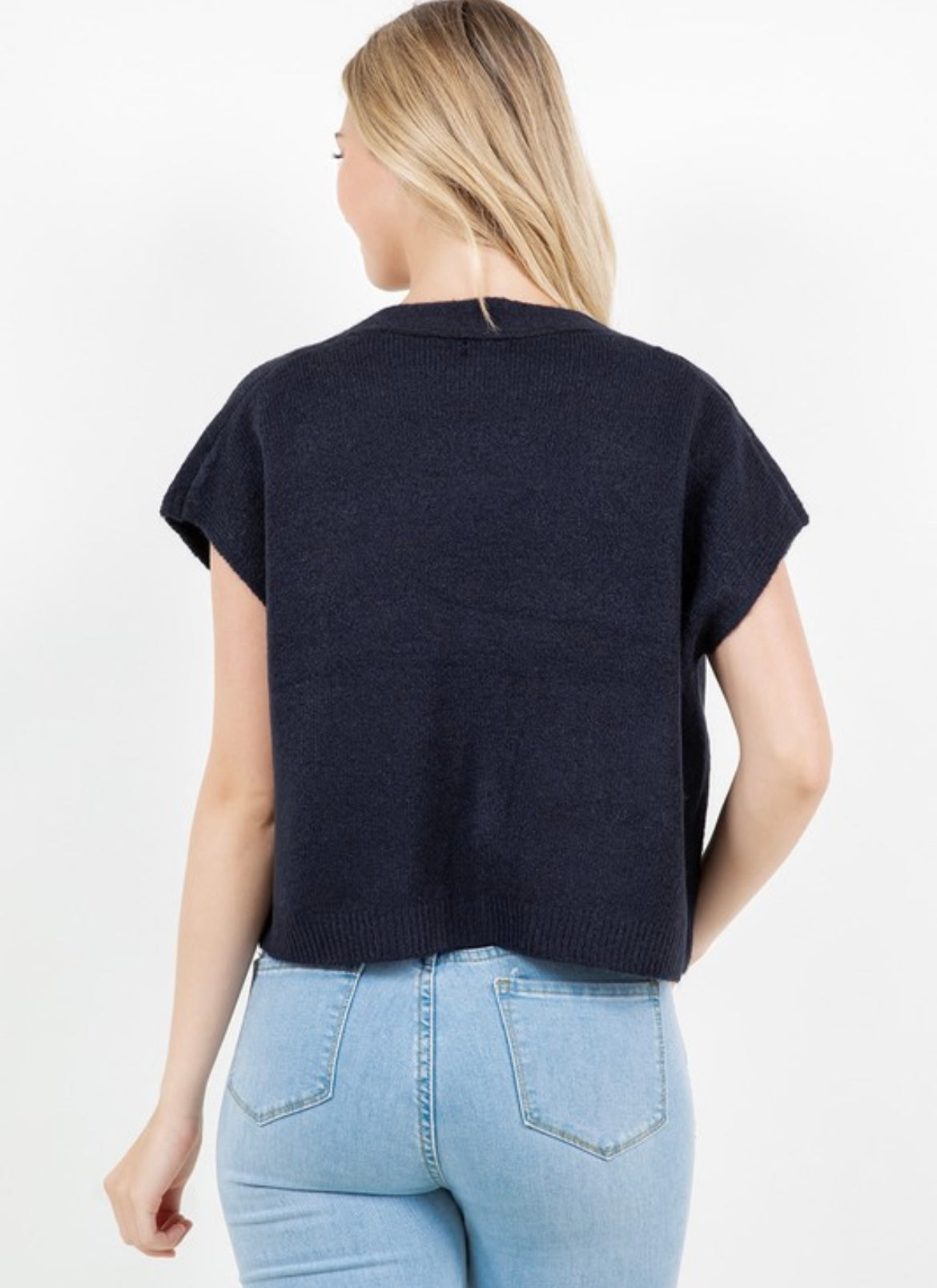 Last one S/M Horse knit vest