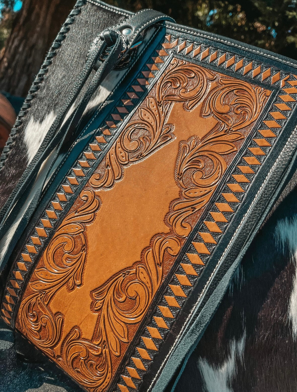 The Luxe Cowgirl A Haute Southern Hyde by Beth Marie Cowhide Tote