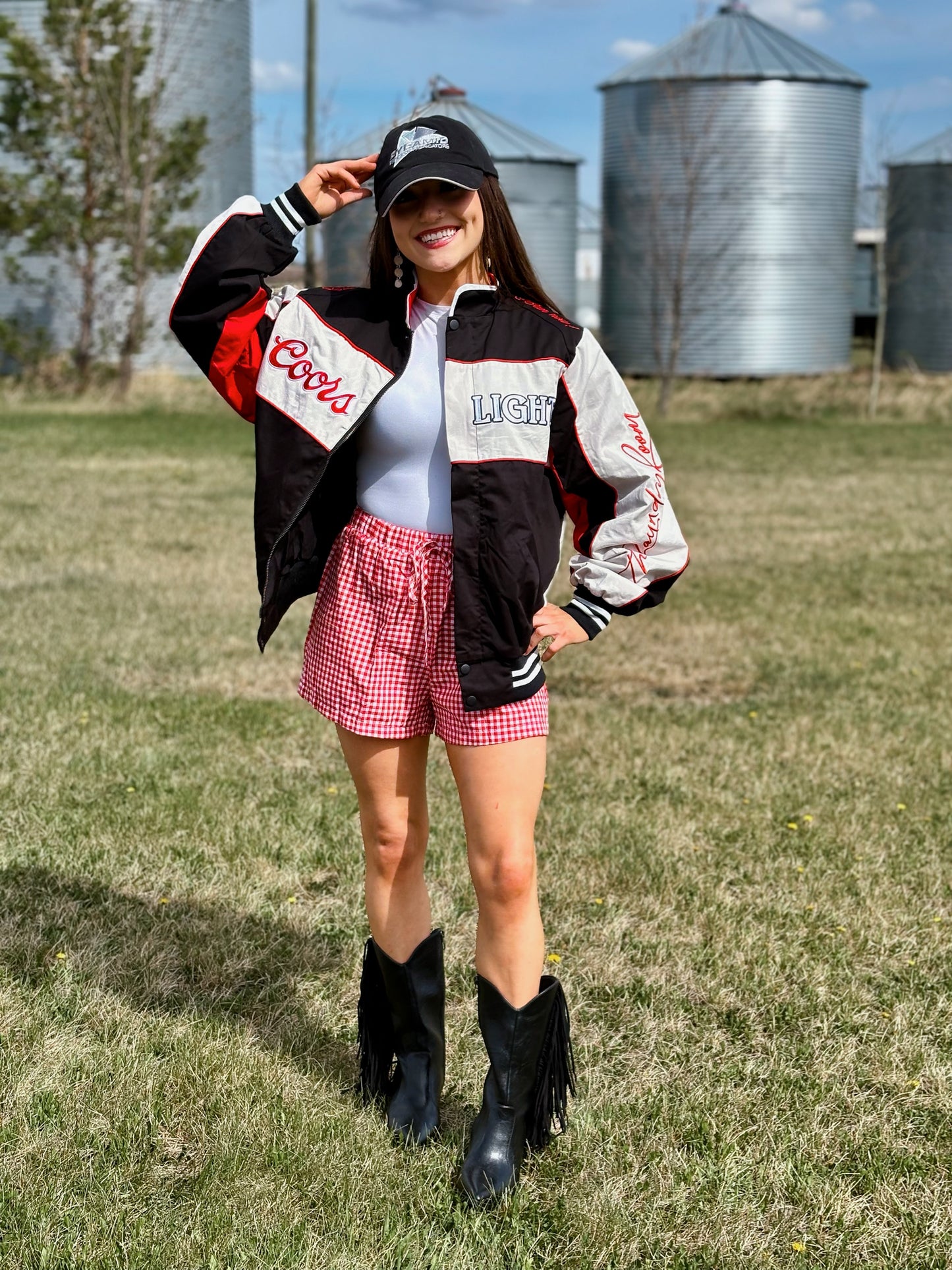 Last one small Coors Light Official Tm - Racing Jacket - Black