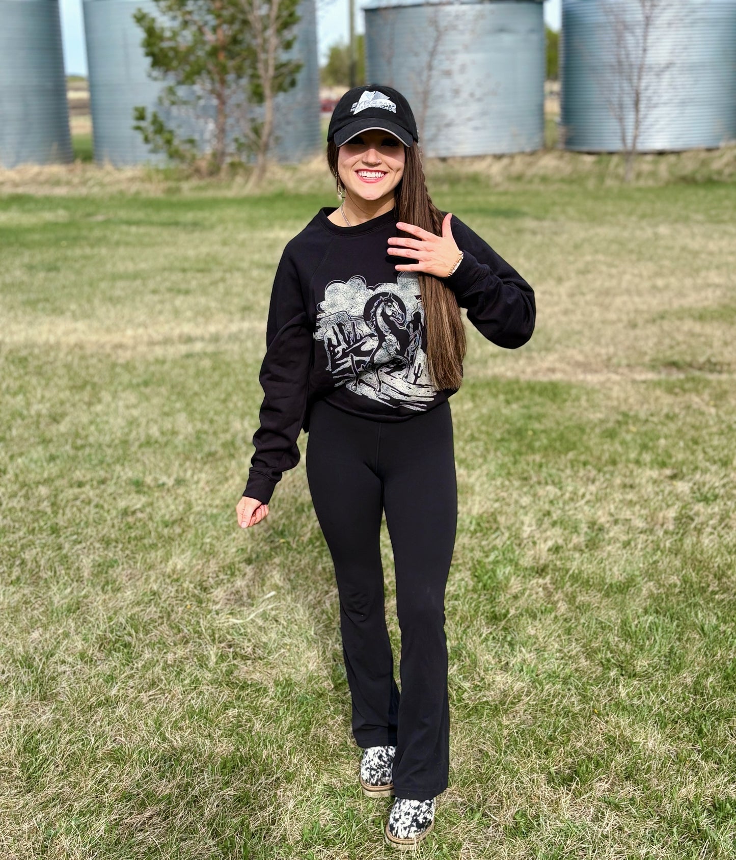 Black knight crewneck